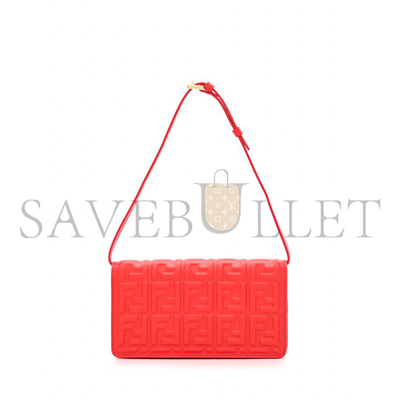 F**di wallet on chain baguette 8m0498aajdf1npy (21*11.5*5cm)